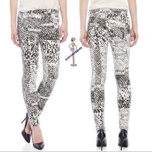 Karen Millen Snake Print Jeans